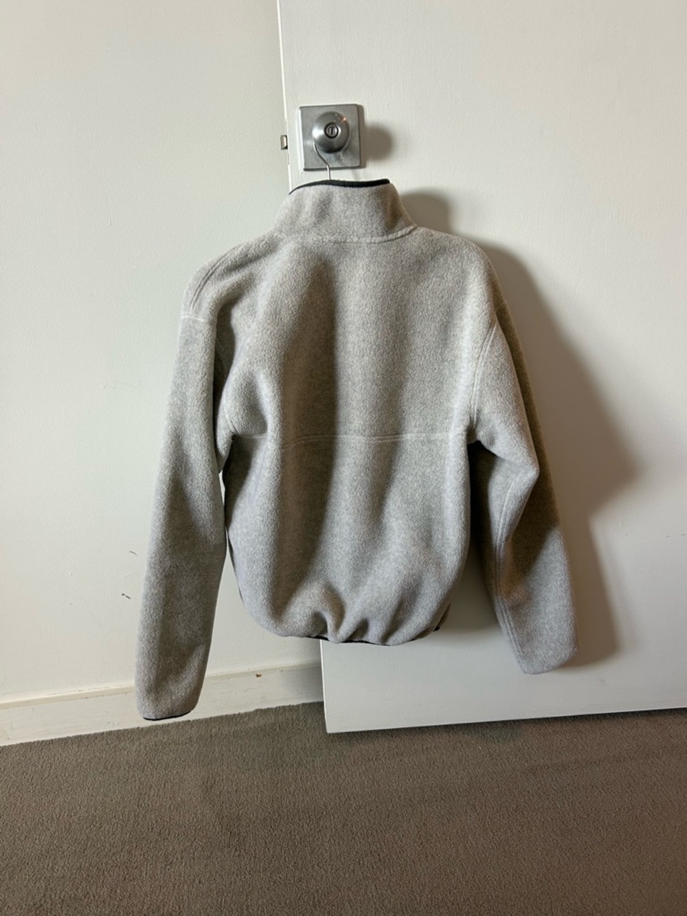 L.L. Bean Women's Classic Snap-Front Fleece Pullover - Picture 3 of 7